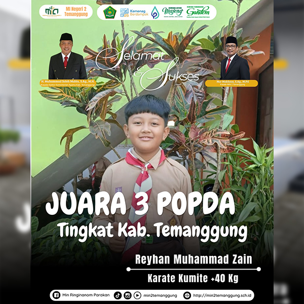 Juara 3 POPDA karate