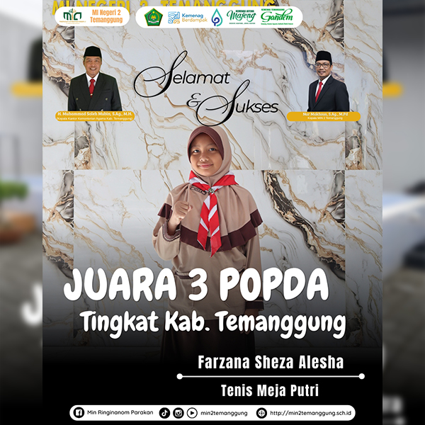 Juara 3 POPDA